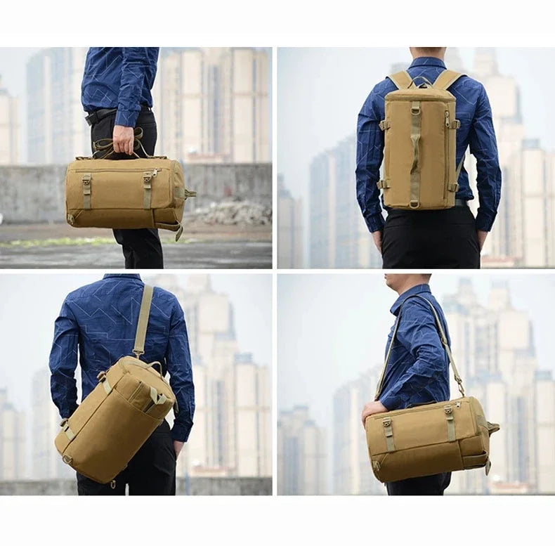 Foldable Bucket Cylinder Shoulder Pack