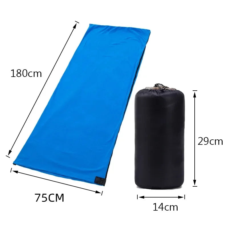 Portable Ultralight Polar Fleece Sleeping Bag