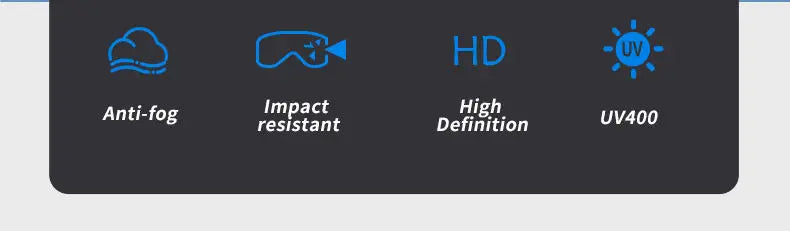 Full Blue Revo Snowboard OTG Ski Goggles Over Glasses Frameless 100% UV Protection Anti Fog Unisex Snow Winter Goggles