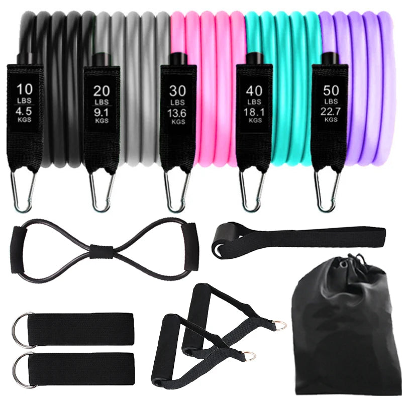 Bodybuilding Resistance Bands Set