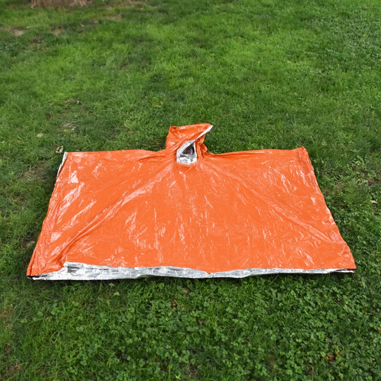 Emergency Aluminum Film Raincoat