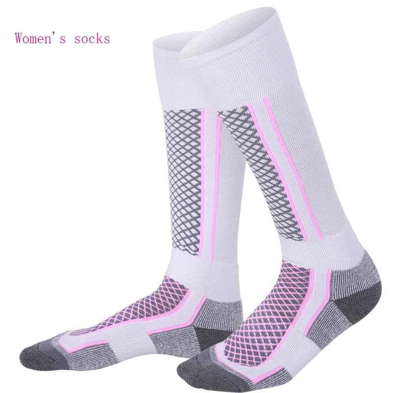 Snowboard ski Hike Walking Long Crew Socks