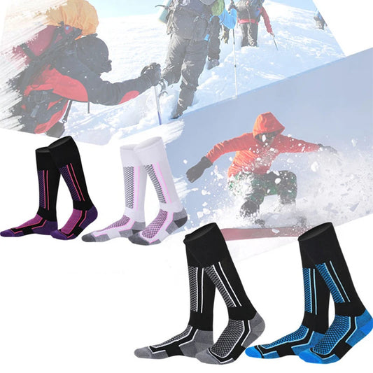 Snowboard ski Hike Walking Long Crew Socks