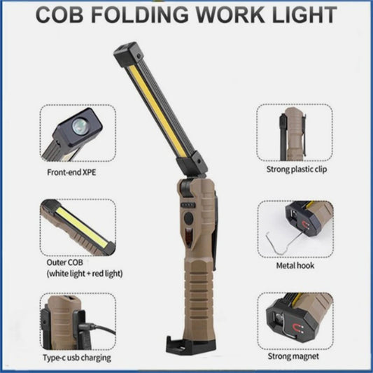 Portable 1000 Lumens LED Work Light With Metal Hook