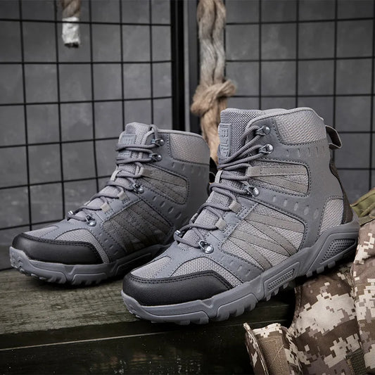 Outdoor Gray Tactical Boots