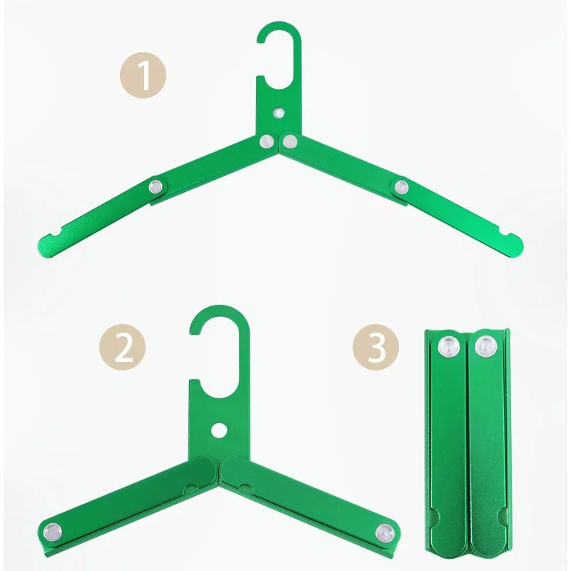 Foldable Portable Clothes Metal Hanger