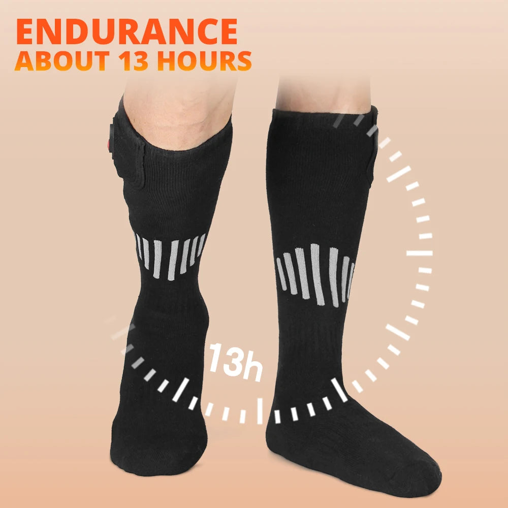 Winter Warm Snowmobile Skiing Heated Socks