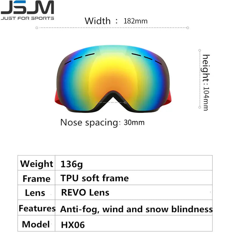 JSJM New Ski Goggles