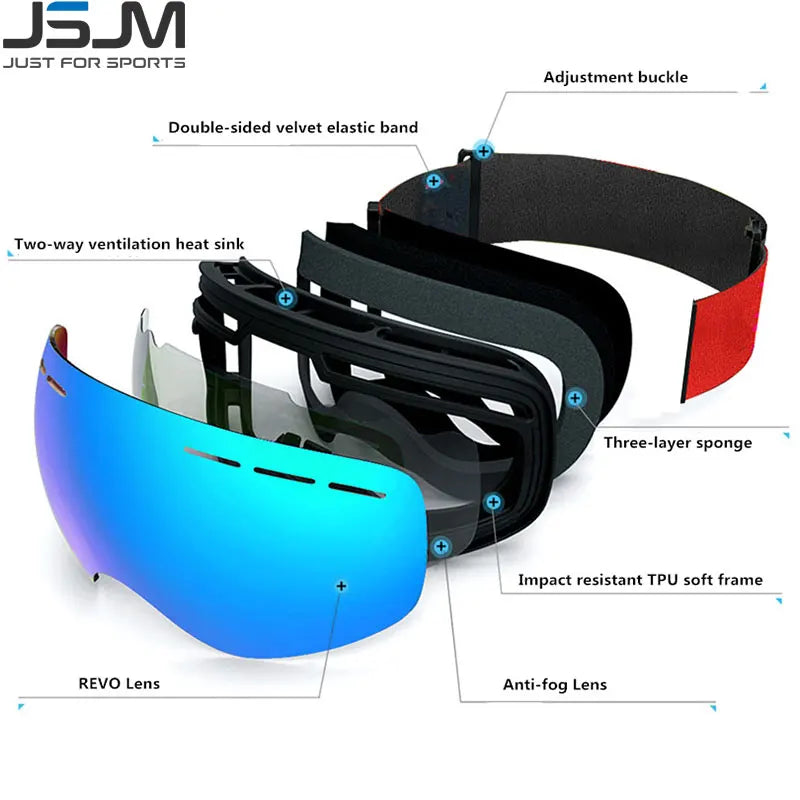 JSJM New Ski Goggles