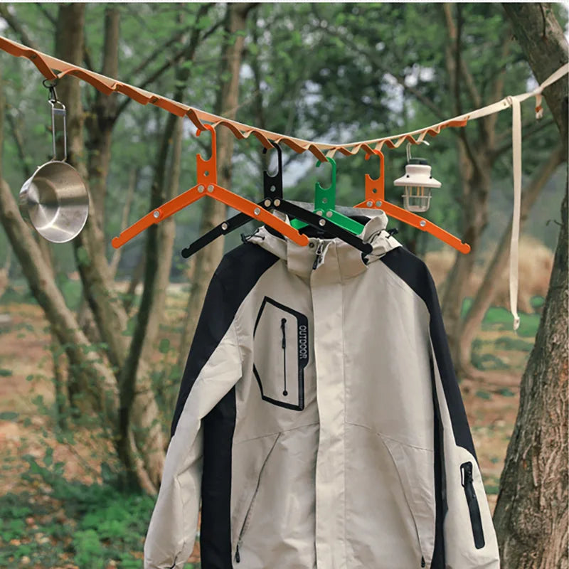 Foldable Portable Clothes Metal Hanger