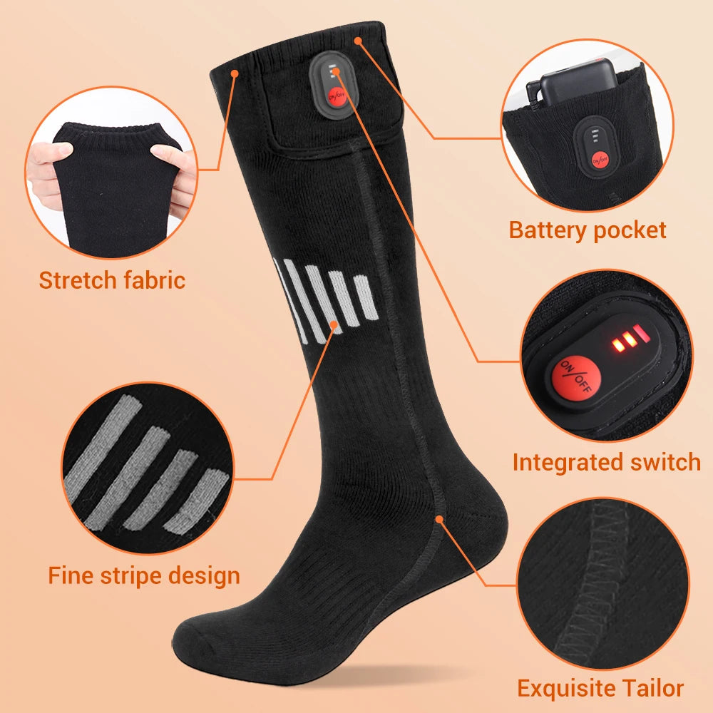 Electric Heating Winter Socks