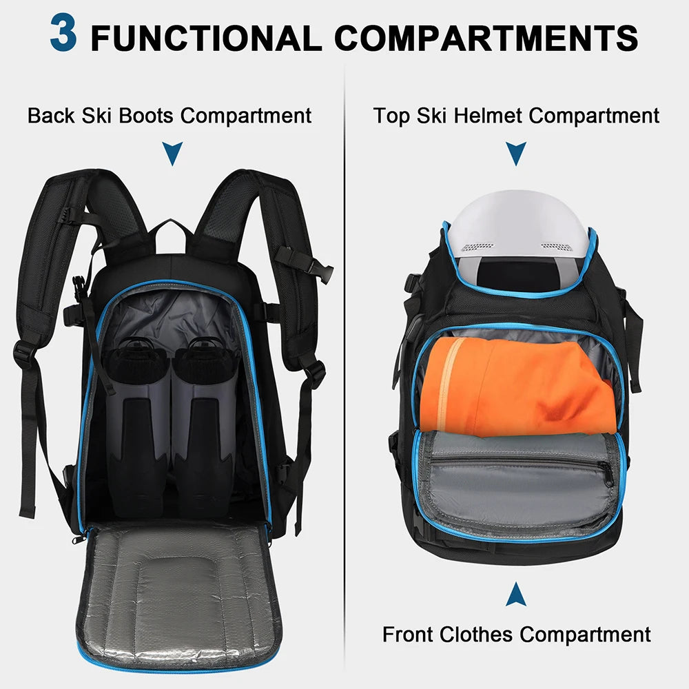 Breathable Skiing Boot Backpack