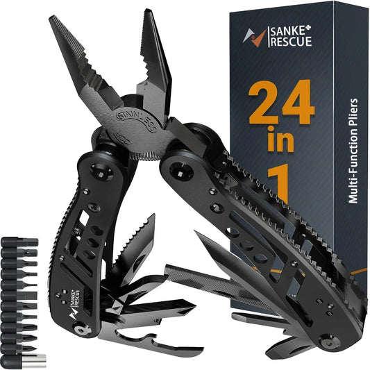 24-in-1 Multitool Professional Survival Camping and Hunting Tool