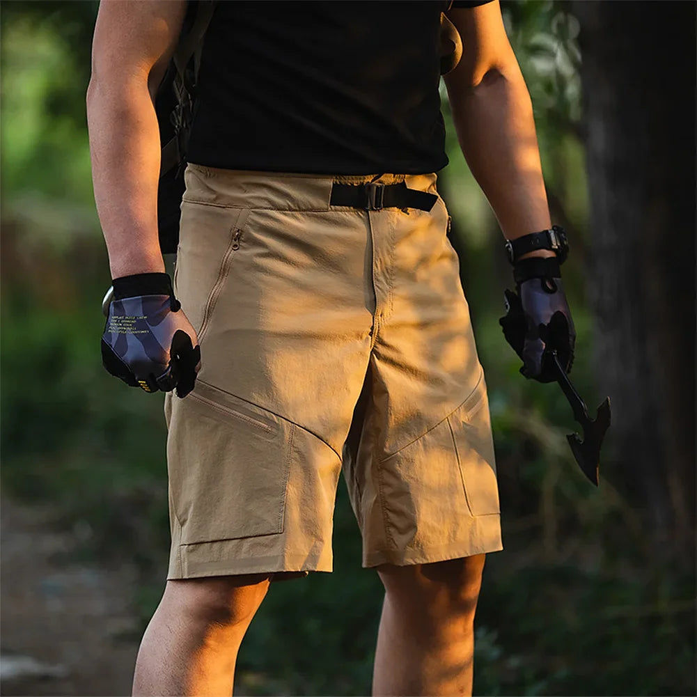 Multi-Pockets Quick Dry Breathable Cargo Shorts