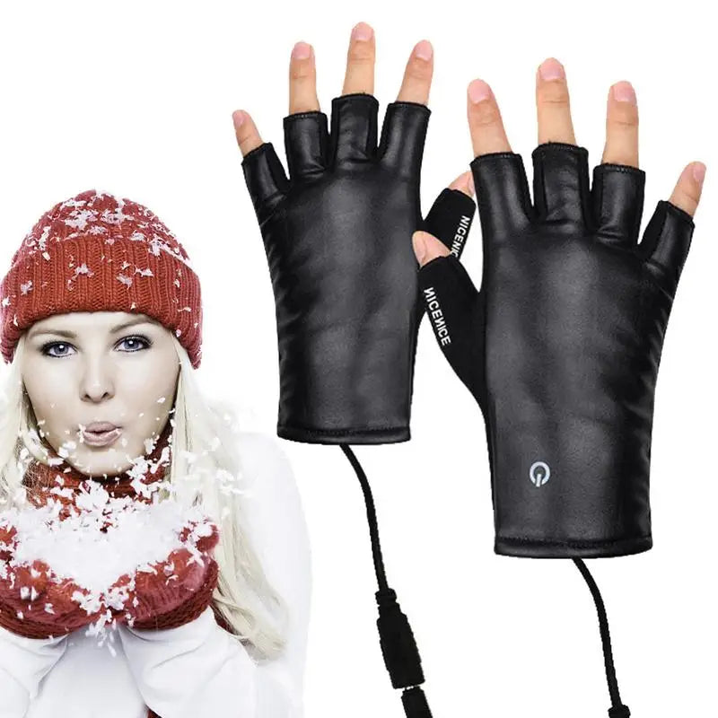 USB Electric Rechargeable Winter Heated Gloves