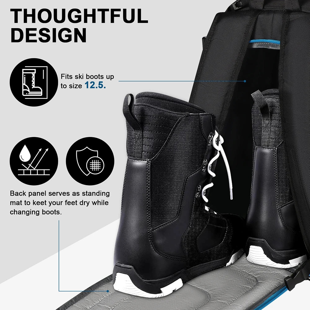 Breathable Skiing Boot Backpack