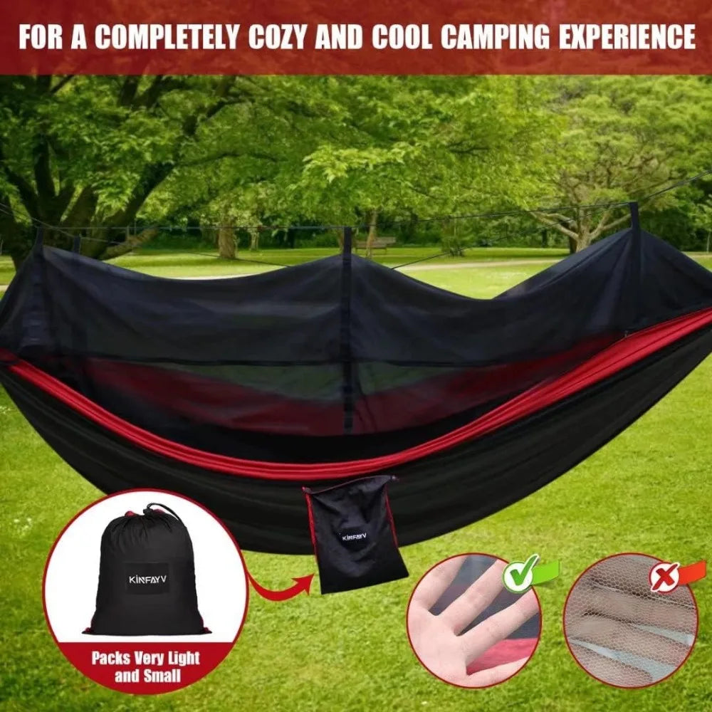 Portable Double Net Hammock