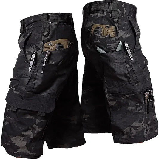 Camouflage Cargo Men Shorts Jogger