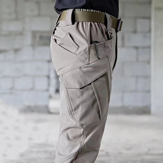 Men Elastic Camping Sports Trousers Pants