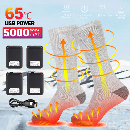 Winter Skiing Heated Socks