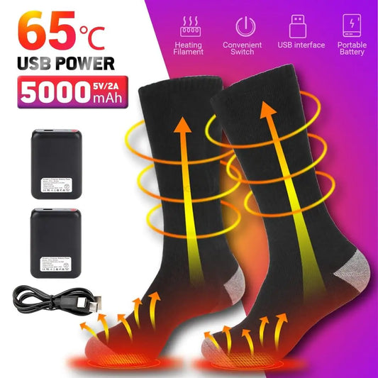 Ski Heated Winter Socks