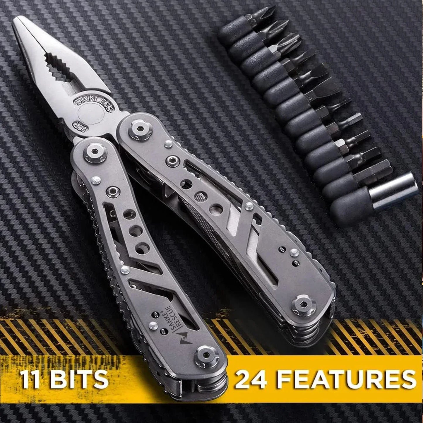 24-in-1 Multitool Professional Survival Camping and Hunting Tool