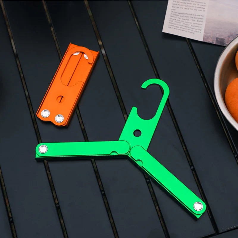 Foldable Portable Clothes Metal Hanger